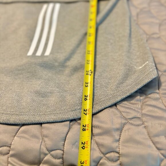 Adidas Full Zip Hooded Gray Jacket Women S - Picture 9 of 11